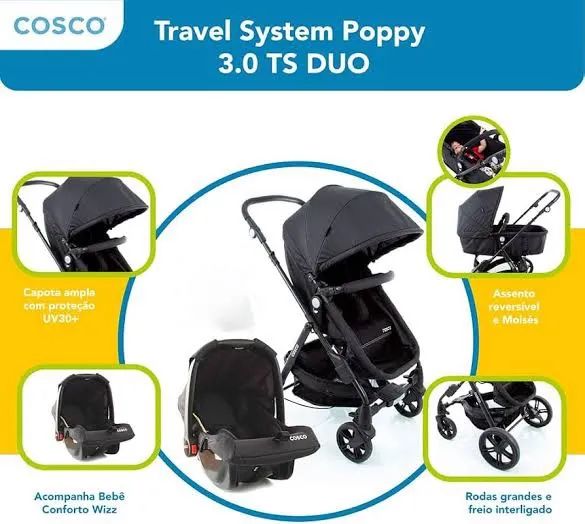 Carrinhos de Bebê Travel DUO Cosco