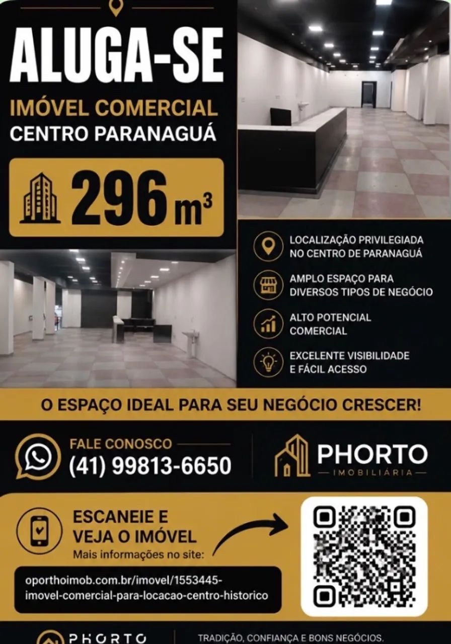 Loja Salão do Centro Histórico de Paranaguá 