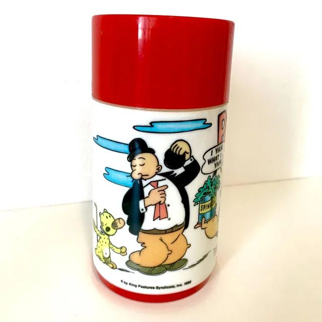 [Aceito Ofertas] Antiga Garrafa Aladdin Popeye 1980 - Foto 3