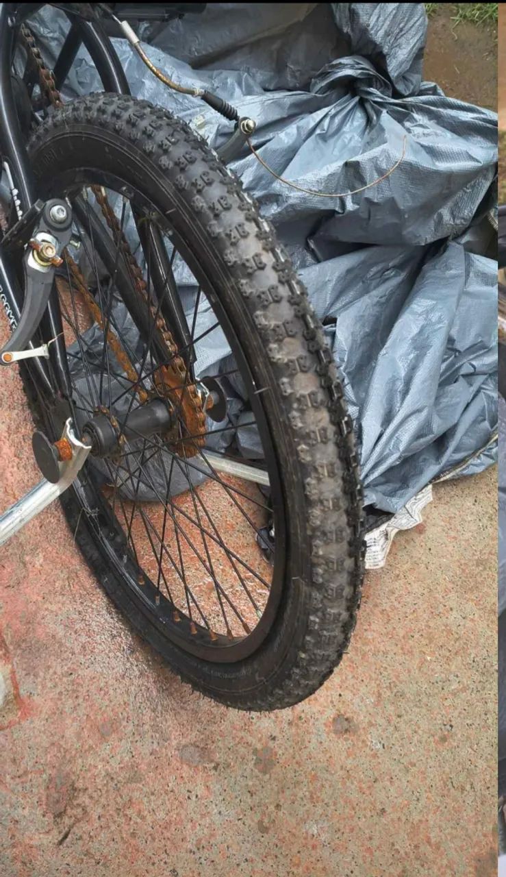 Bicicleta Aro 20 com rodinhas removíveis  - Foto 2