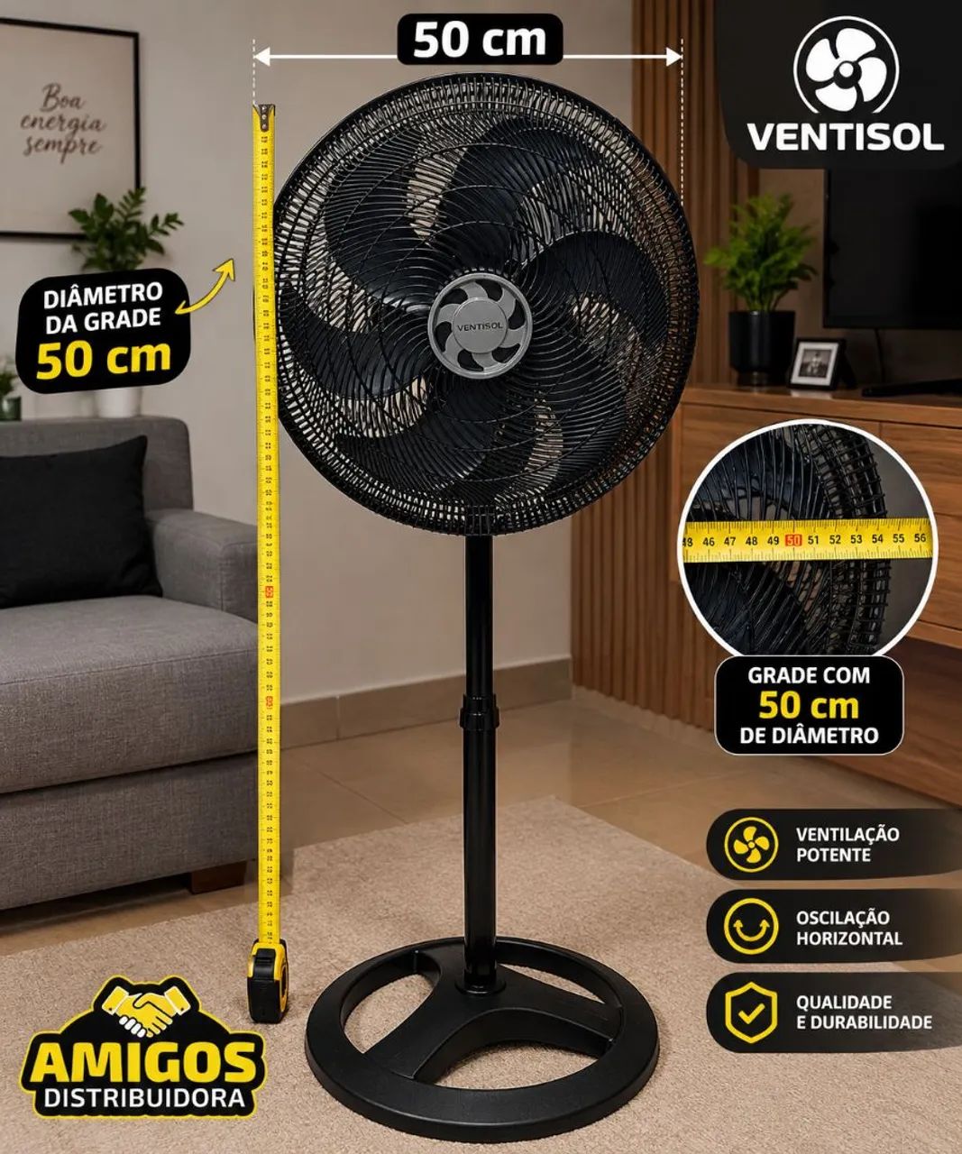 Ventilador de coluna 50cm  - Foto 2