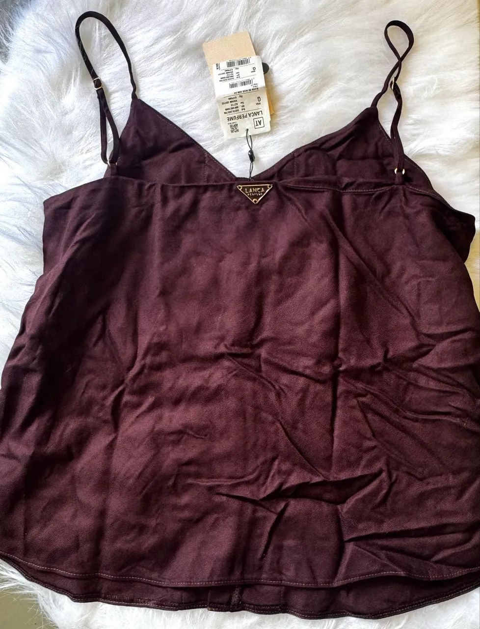 Blusa de botões Lança perfume 