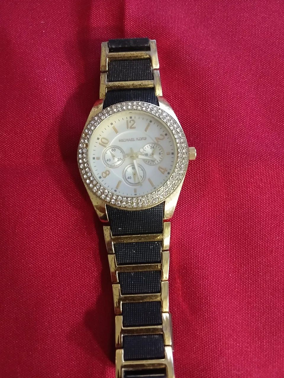 Relógio feminino Michael Kors com Strass - Foto 2