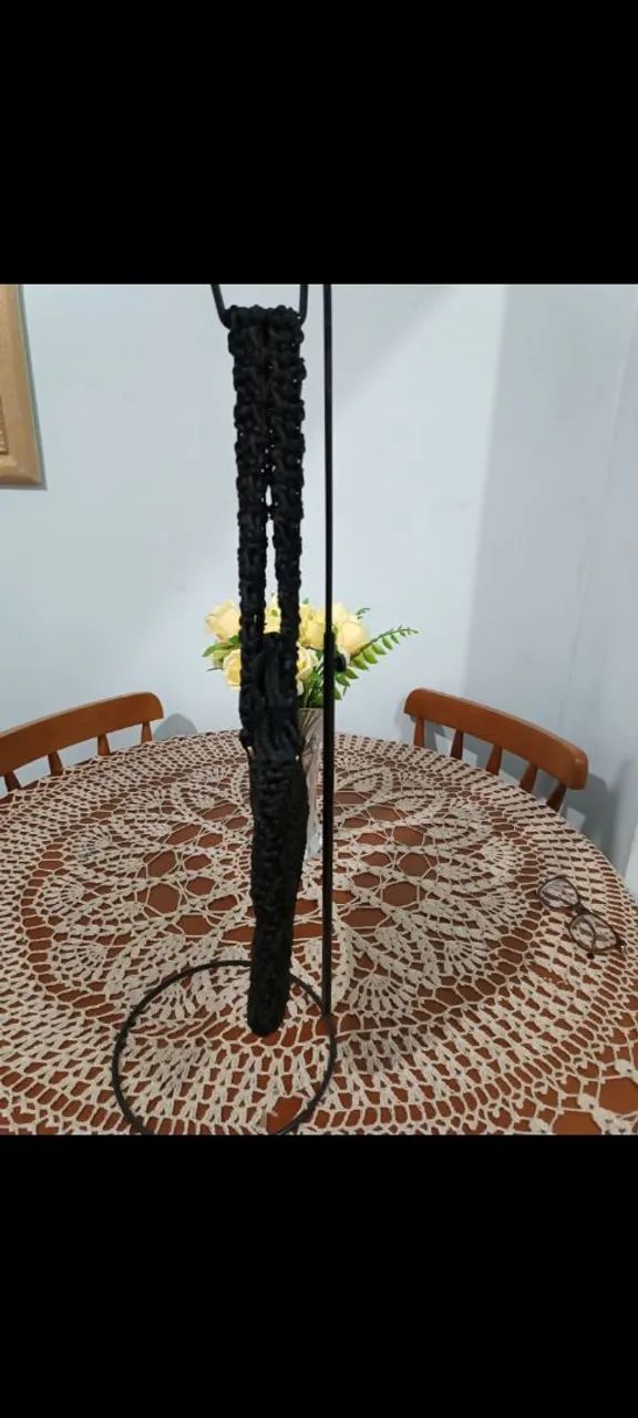 Bolsa sacola de crochê  - Foto 3