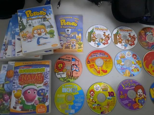 Kits Dvds Pororó & Backyardigans + Estojo com 17 Dvds Infantis - Foto 5