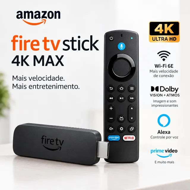 Amazon fire tv stick 4k max 16gb sistema Android Lacrados