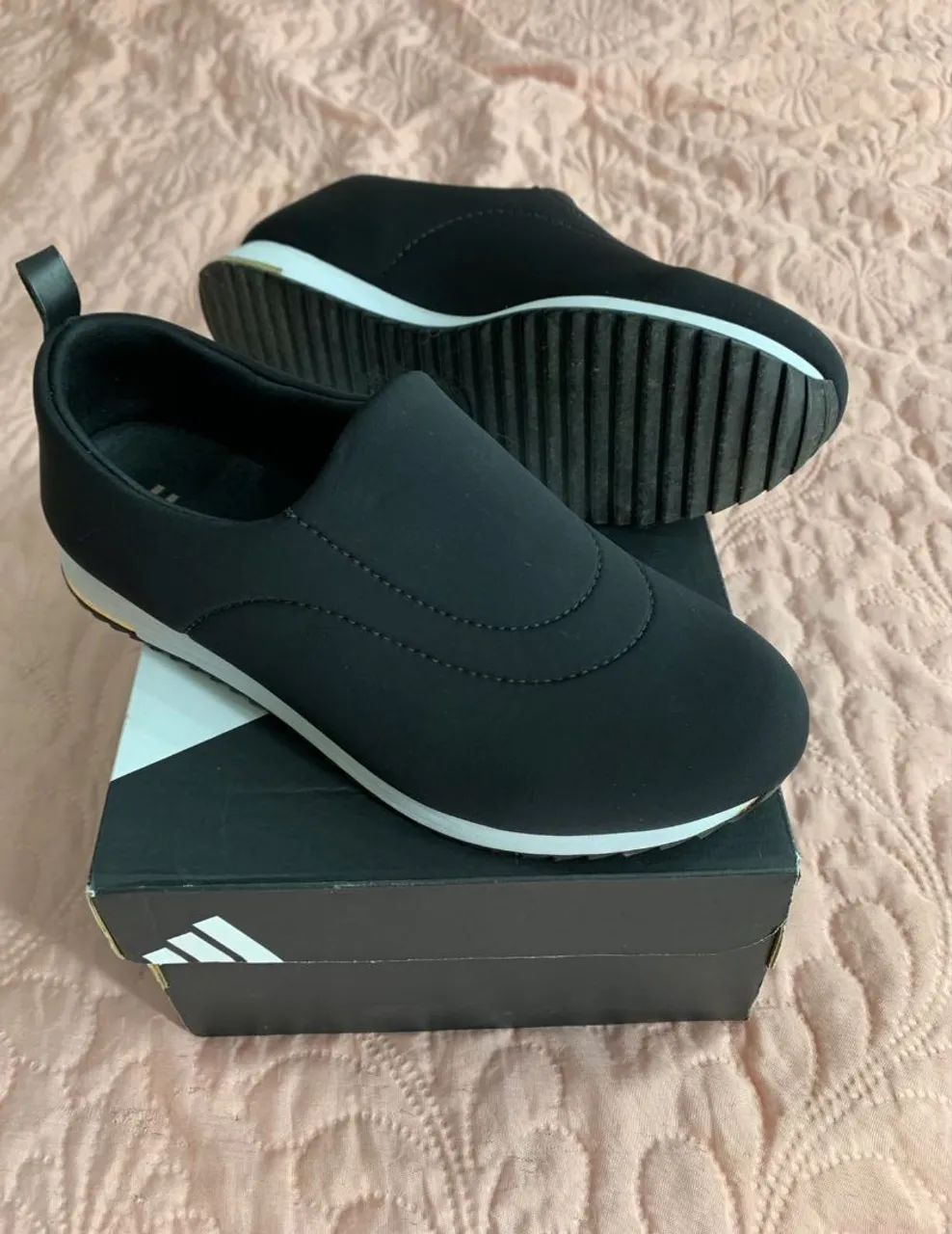  Usaflex Slip-On AF0607 preto - Foto 2