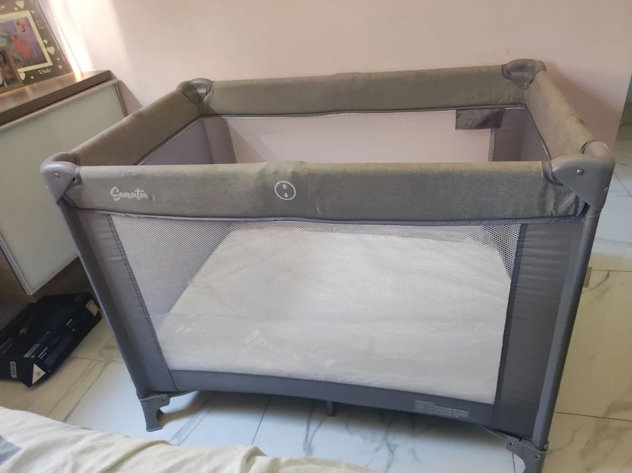 Berço Portátil com Colchão  - Foto 4