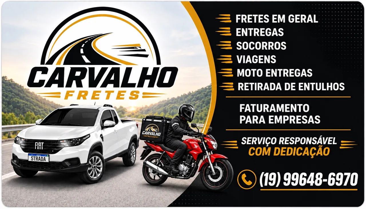 Fretes, mudanças e retirada de entulho 