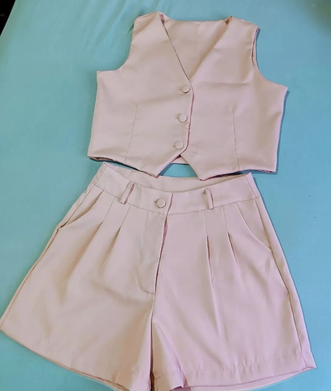 Conjunto alfaiataria colete e short  - Foto 2