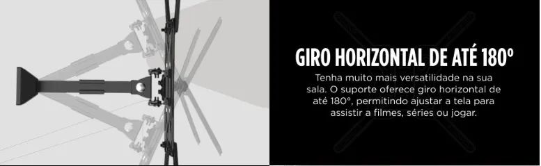 SUPORTE ARTICULADO PARA TV ELG - Foto 4