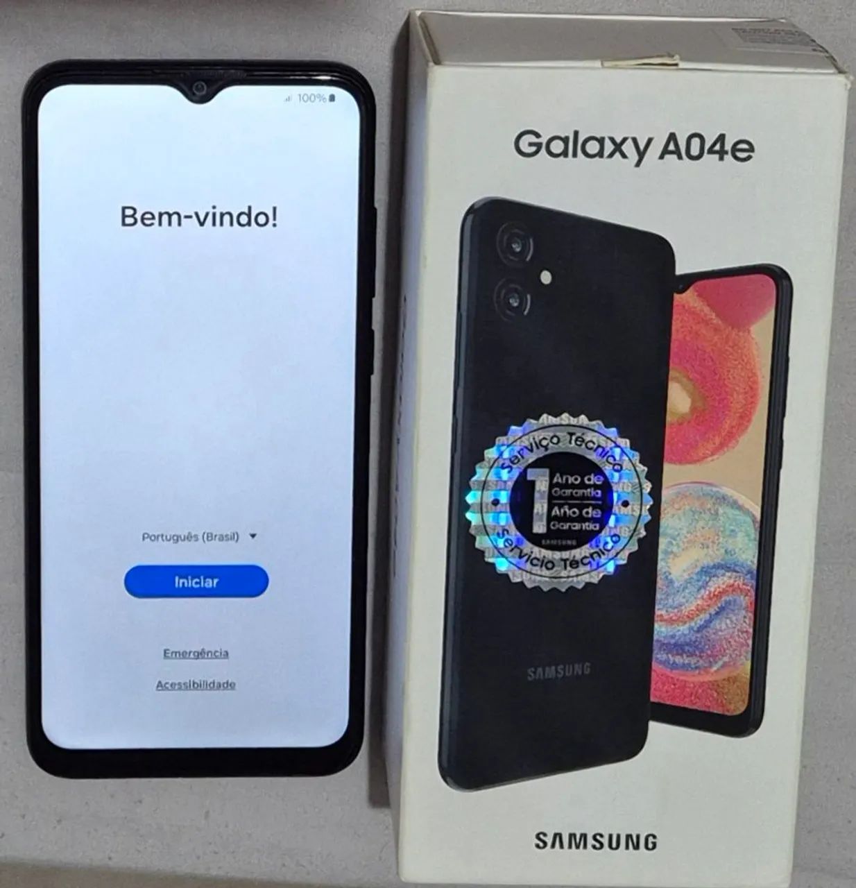 Smartphone Samsung Galaxy A04e Preto 32GB - Foto 2