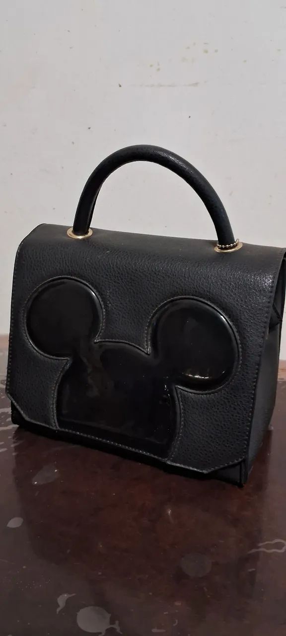 Bolsa preta Minie pequena NOVA sem uso 