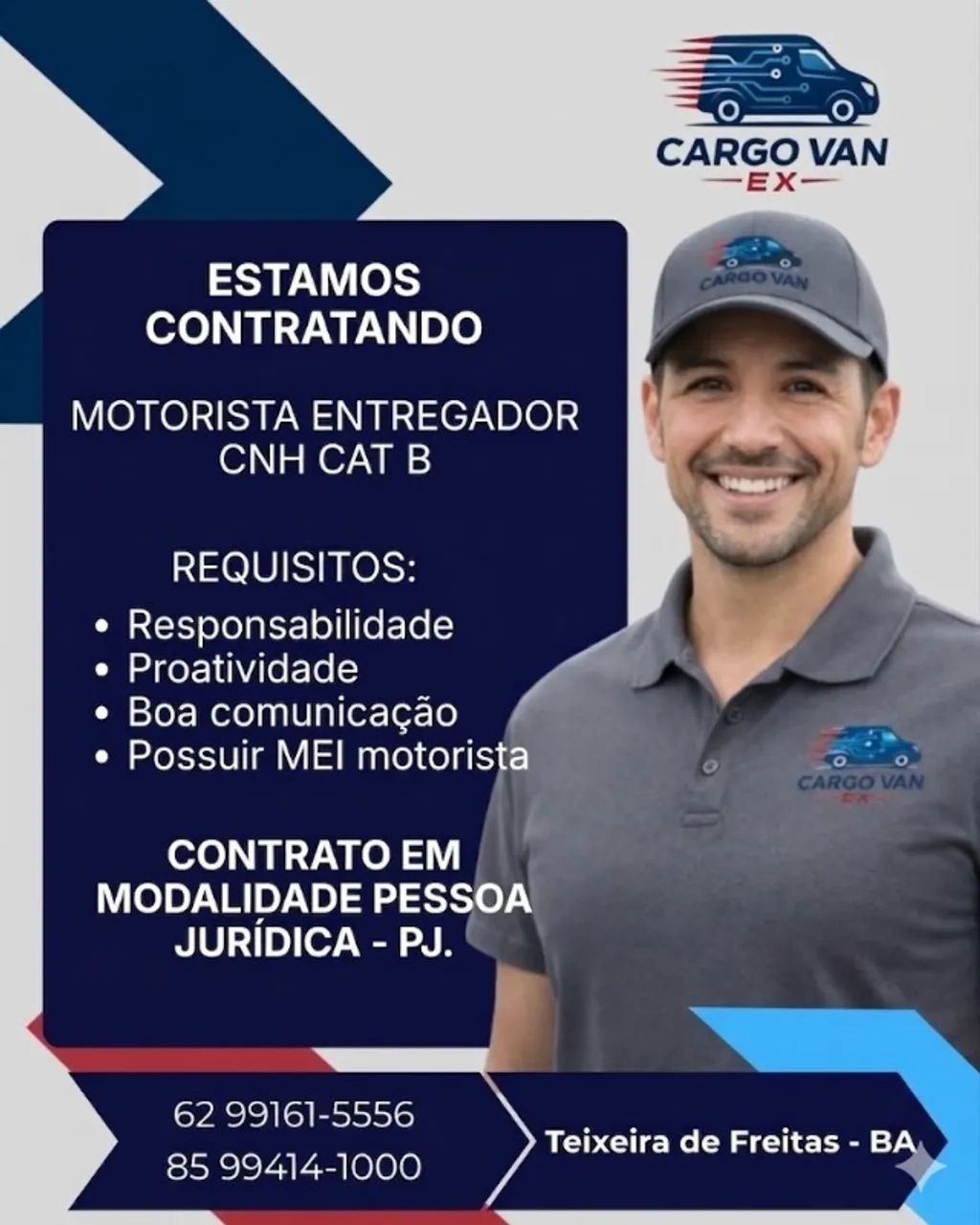 MOTORISTA ENTREGADOR
