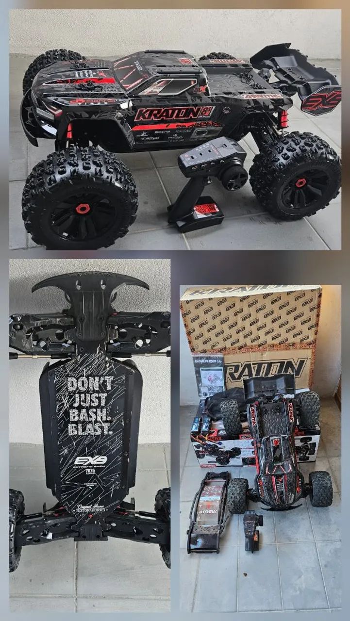 Automodelo Arrma Kraton 8s escala 1/5 - Hobbies e coleções