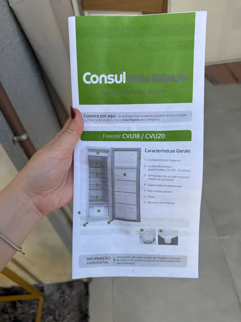 FREEZER CONSUL VERTICAL - R$ 1.900,00 - Foto 2
