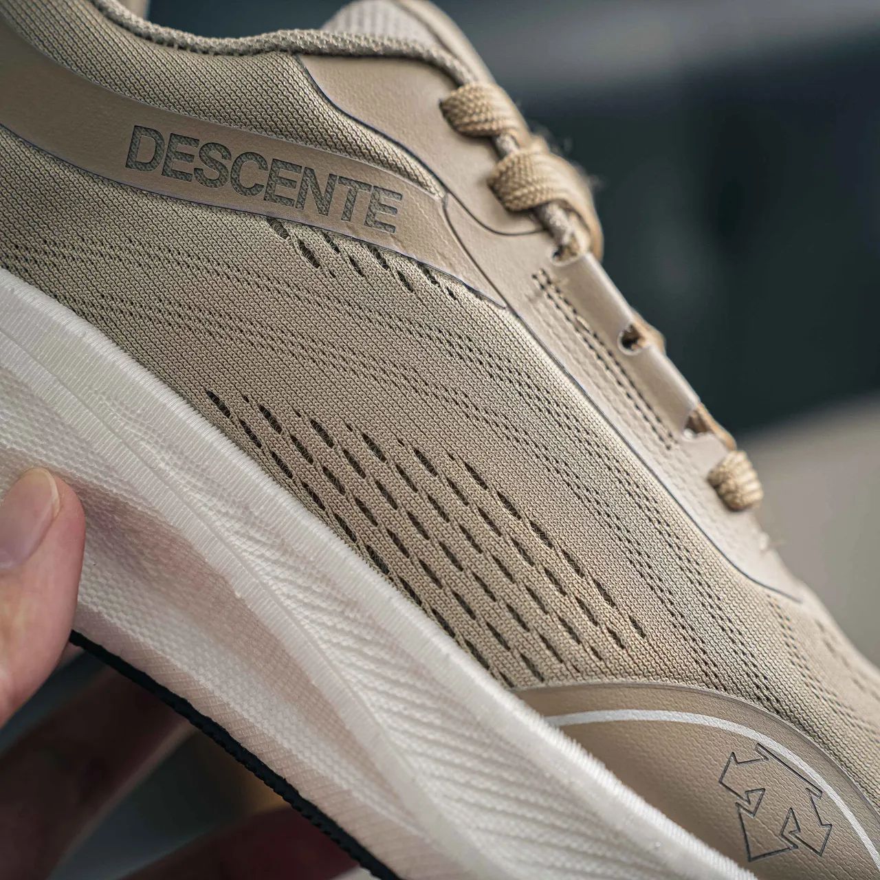 DESCENTE Run Step - Bege/Off-White - Foto 4