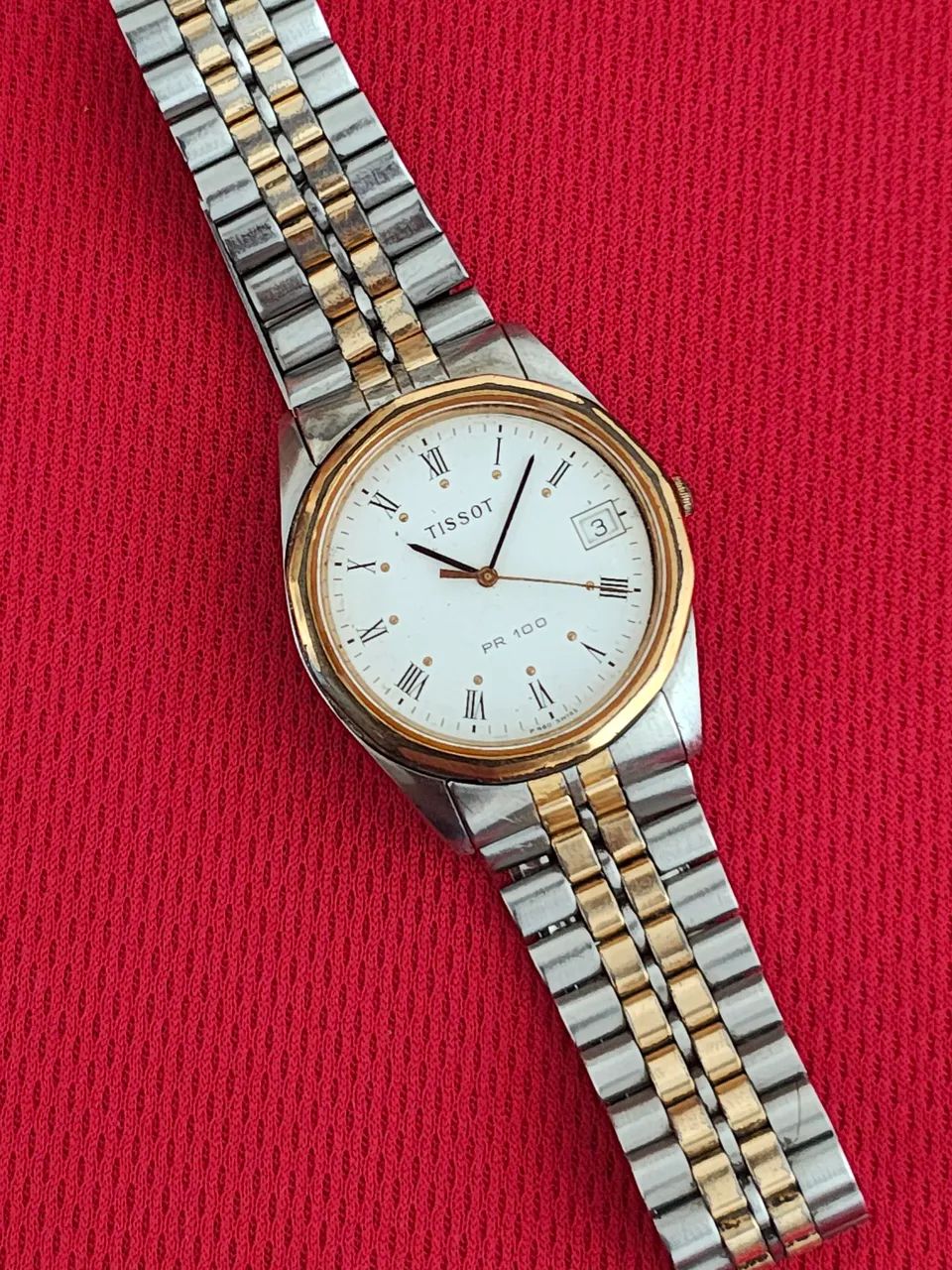 Relógio Tissot PR100 Quartz Banhado PARADO - Foto 2