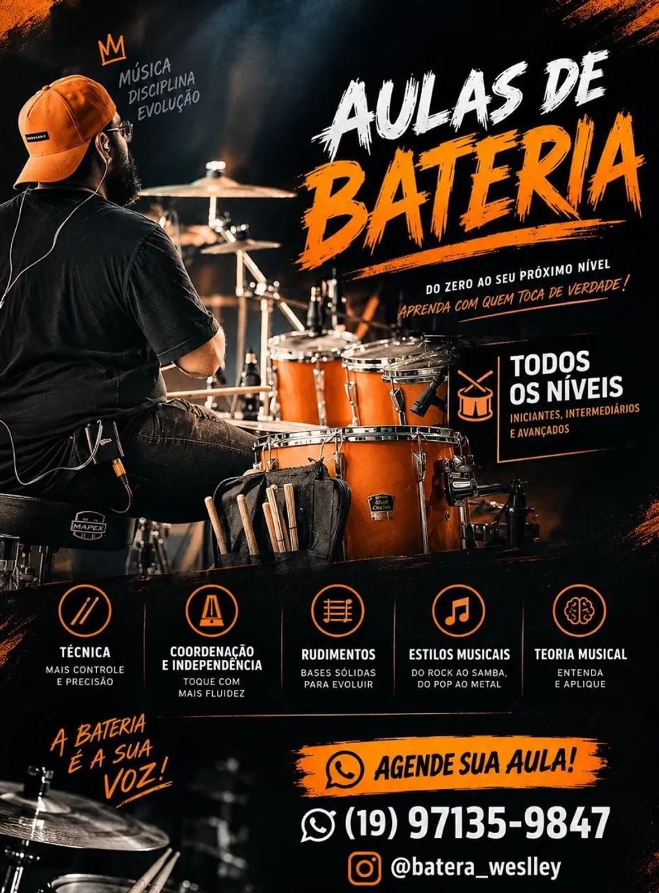 Curso de bateria
