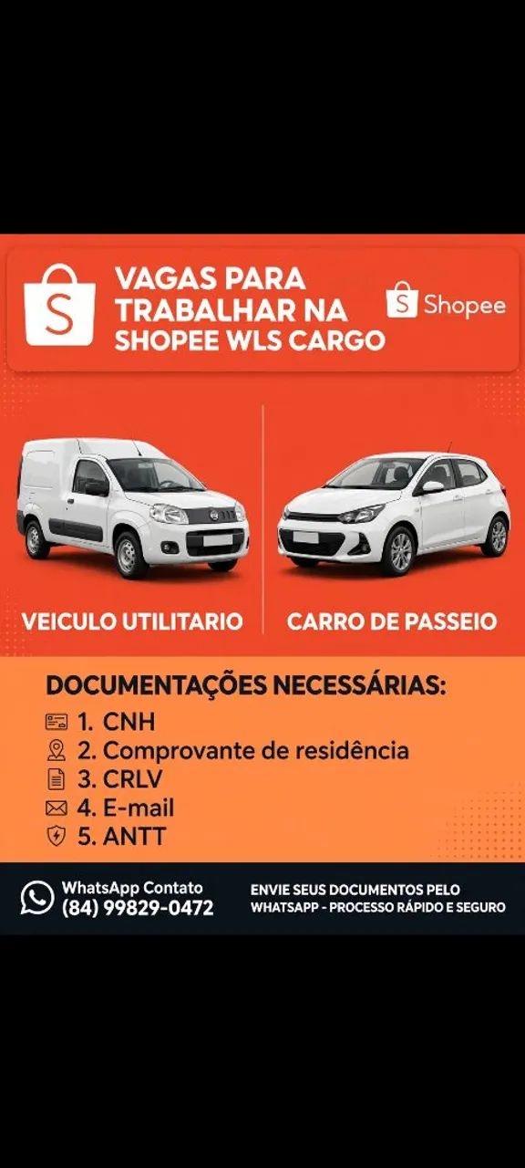 Sua oportunidade chegou!
