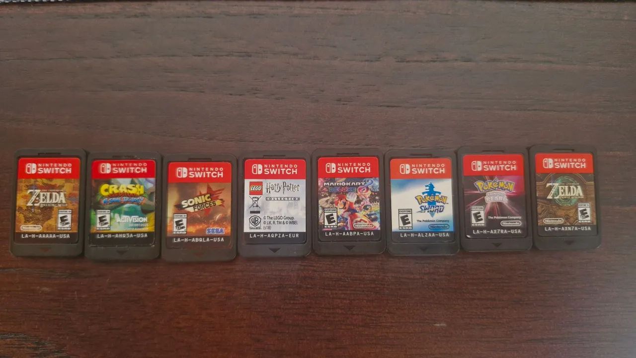 Jogos nintendo switch SEM CAPA