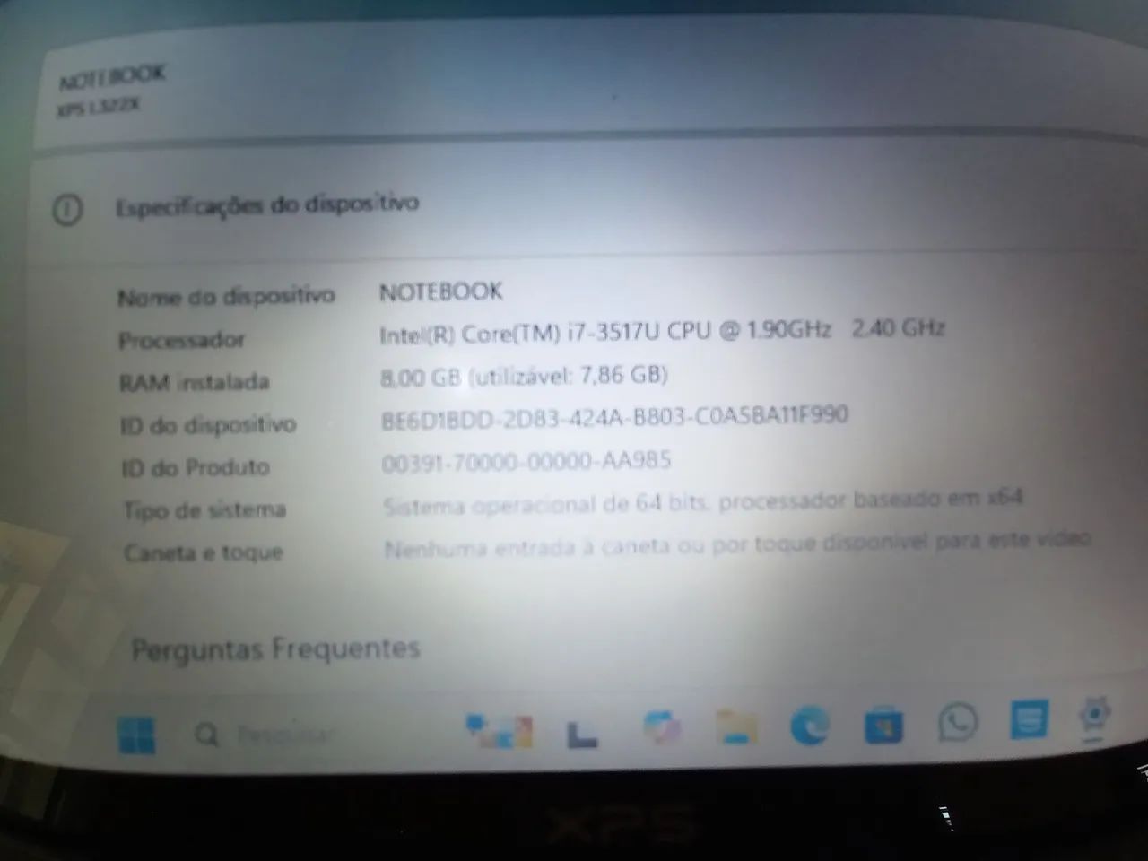 Notebook DELL XPS L322X - Foto 3