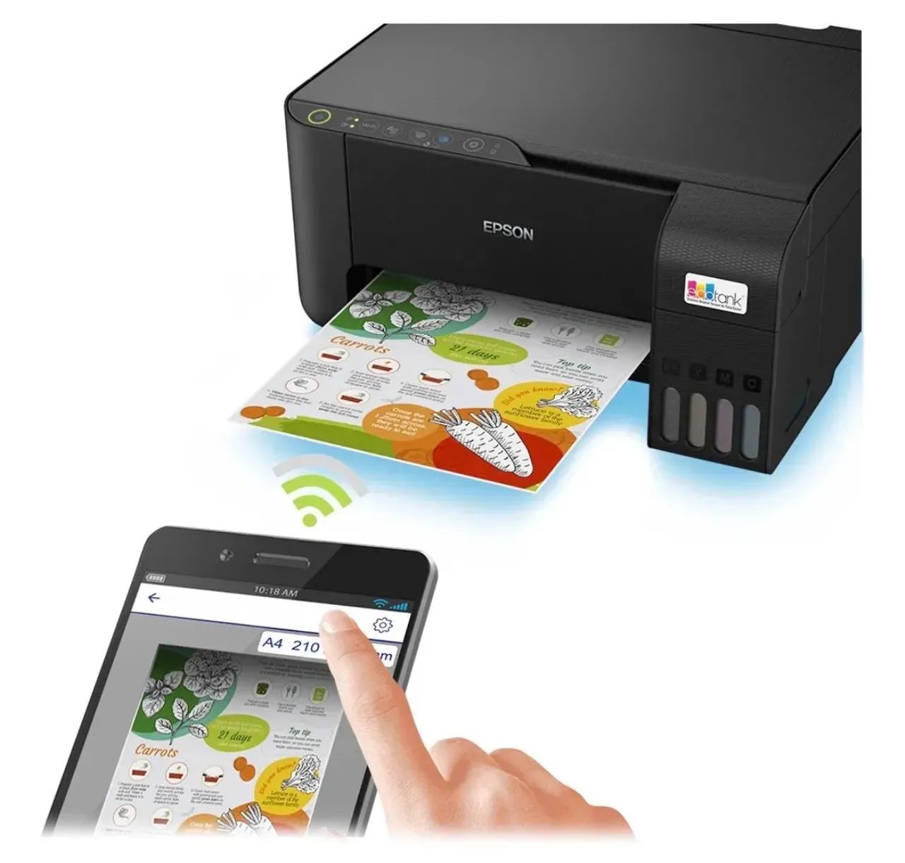 Impressora Epson Ecotank L3250 - Seminova 