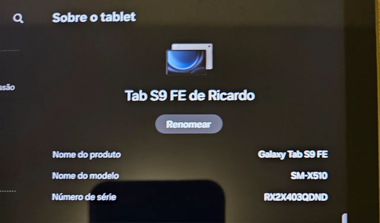 Tablet samsung 11 pol 128gb