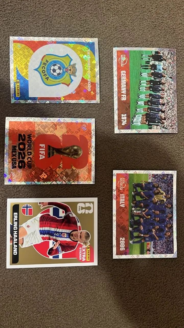 Figurinhas da copa 