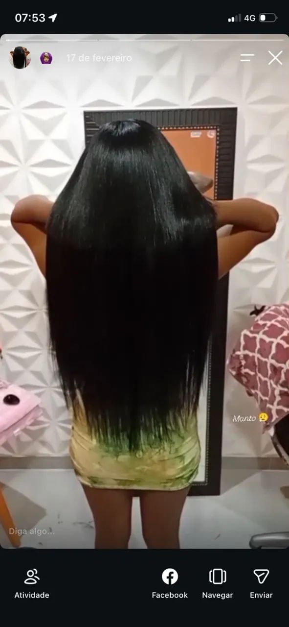 Mega hair humano 
