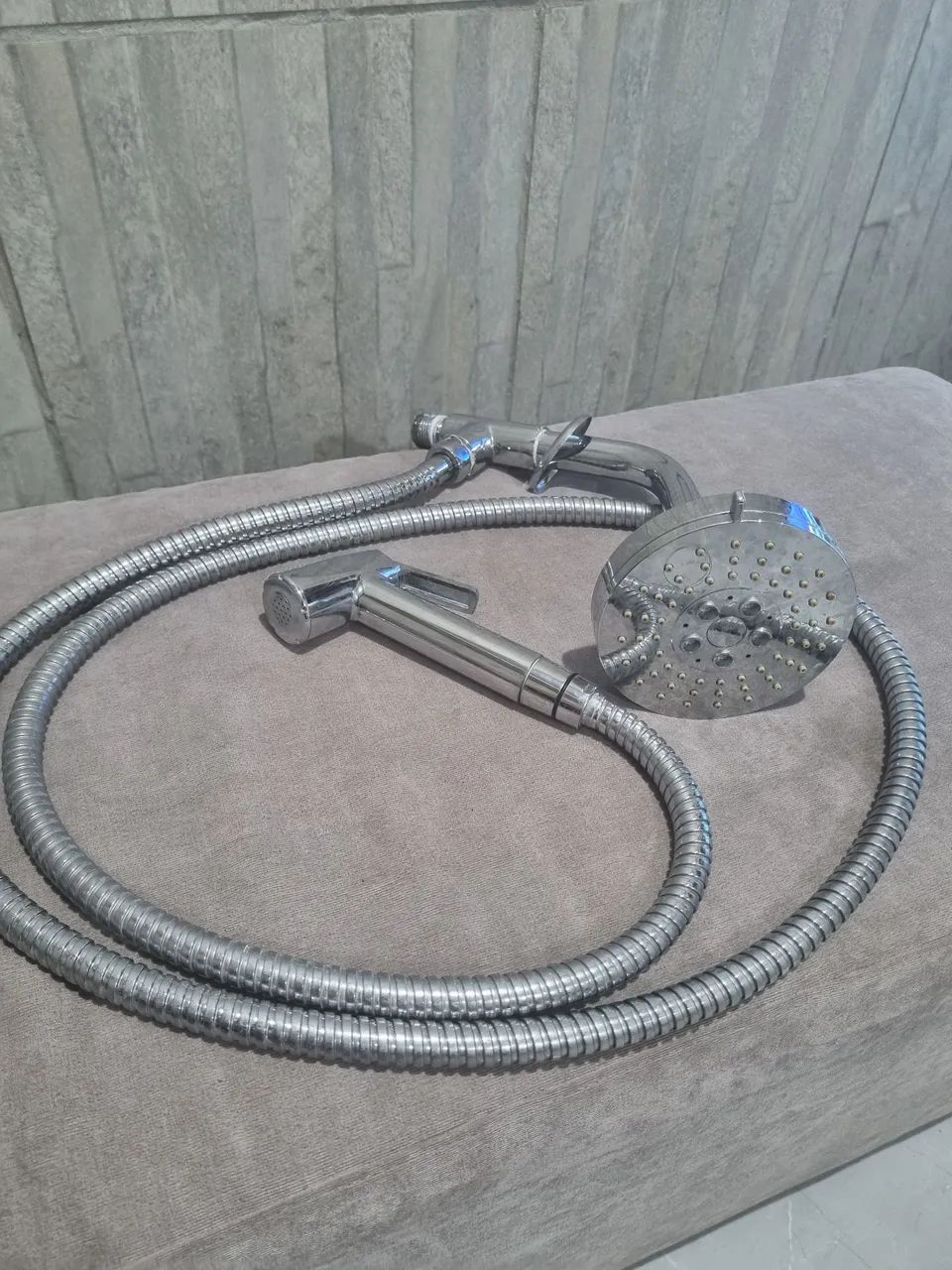 Chuveiro inox lorenzeti para gas central - Foto 2