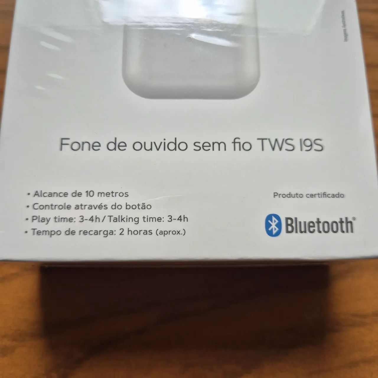 Fone de ouvido sem fio Bluetooth branco TWS I9S - Loop Way - Foto 4