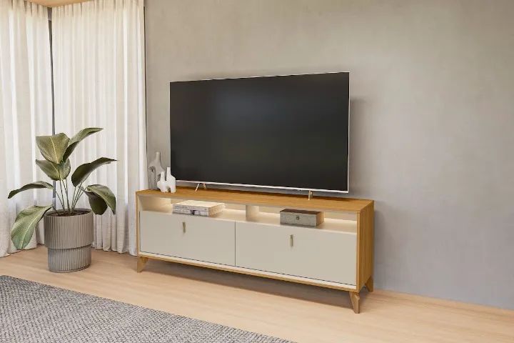 Rack Dubai Linea Brasil Tauari/Off White - Entrega Rápida! 
