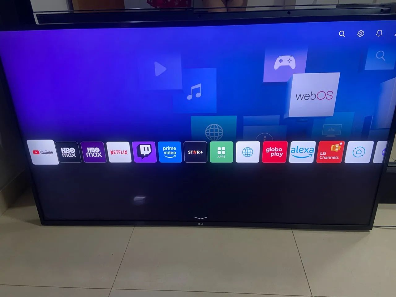 TV Smart 55 polegadas UHD 4k ThinQ AI HDR10 AI Sound - Foto 2