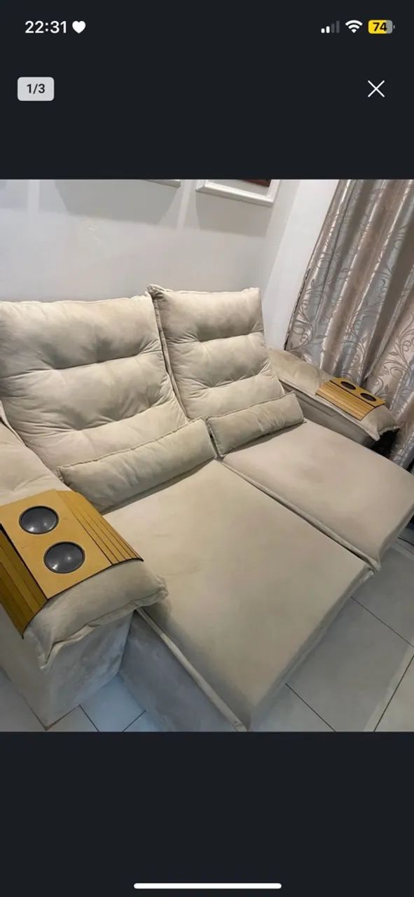 Sofá bege  - Foto 2