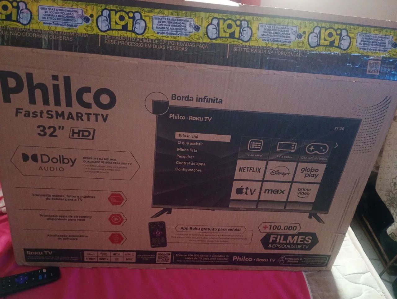 TV smartv 32 Philco Roku  - Foto 3