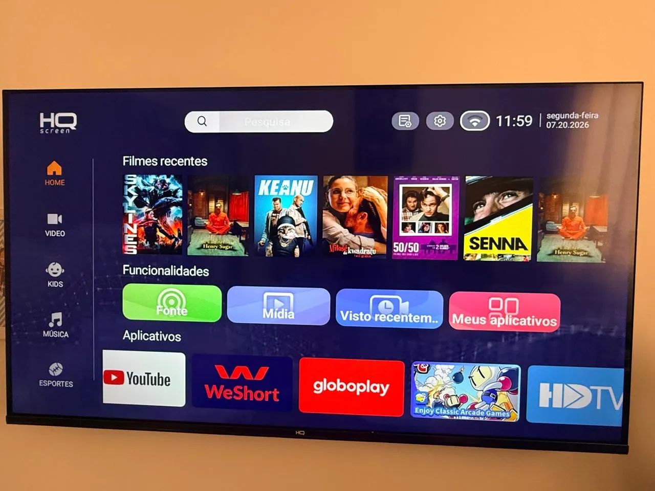 Vendo smart tv HQ 43 polegadas  - Foto 2
