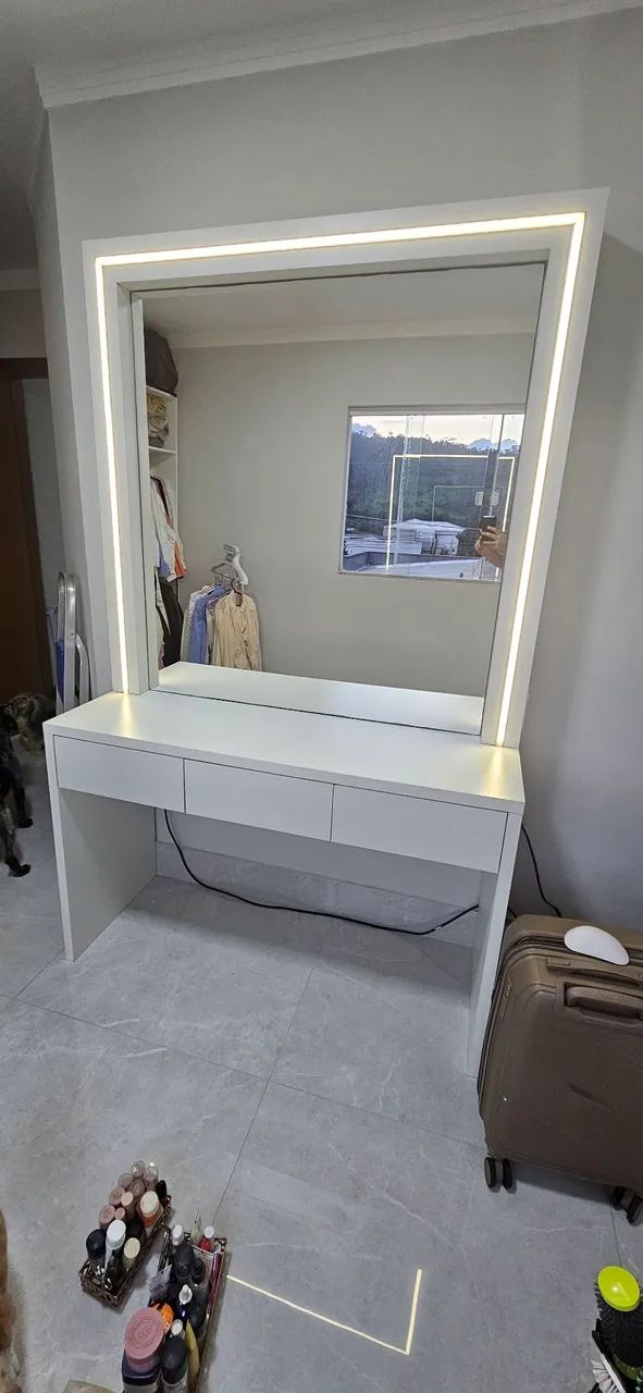 Penteadeira com Espelho e LED - Foto 2