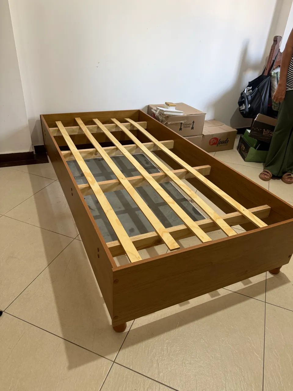 Base de cama box solteiro Mônaco, da Tcil Móveis. - Foto 2