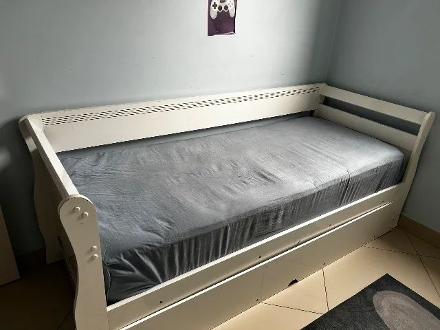 Cama de solteiro com cama auxiliar - Foto 2