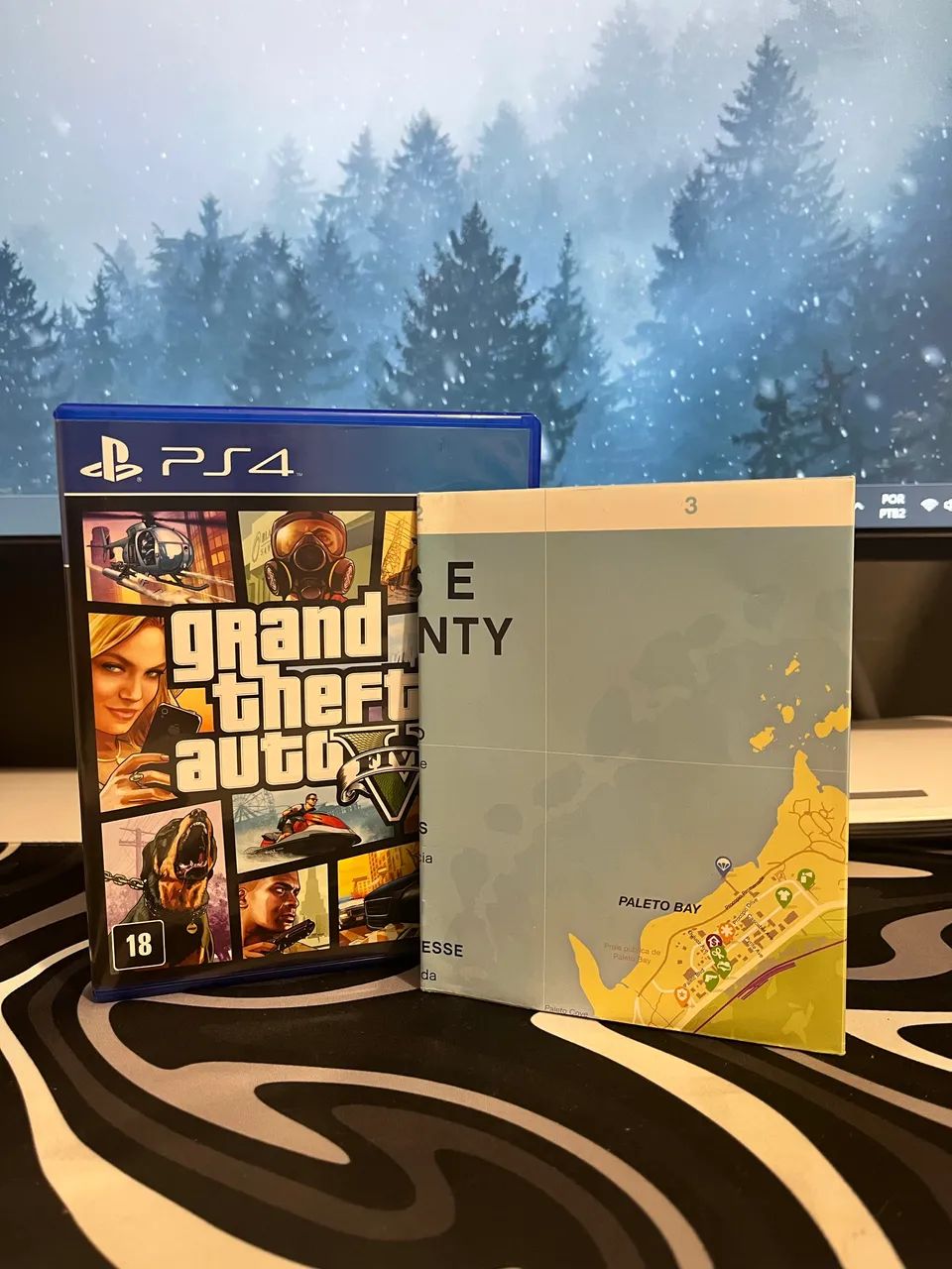 GTA 5 ps4 com mapa 