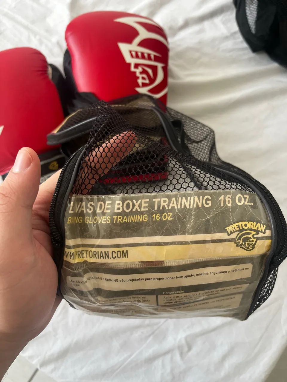 Luva Muay Thai Boxe 16oz Pretorian - Foto 2