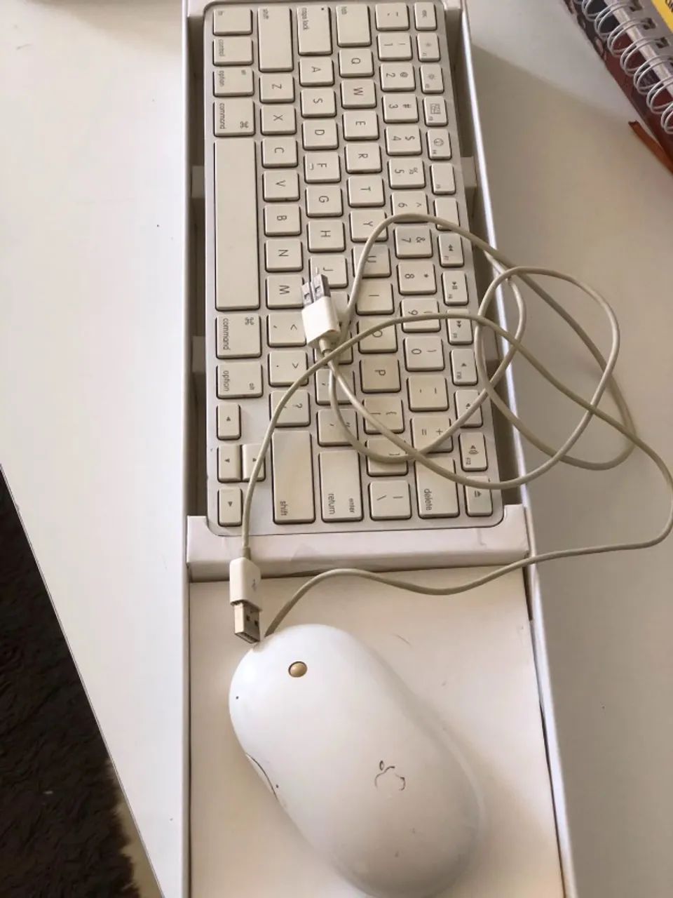 Kit Teclado e mouse com fio original Apple - Foto 2