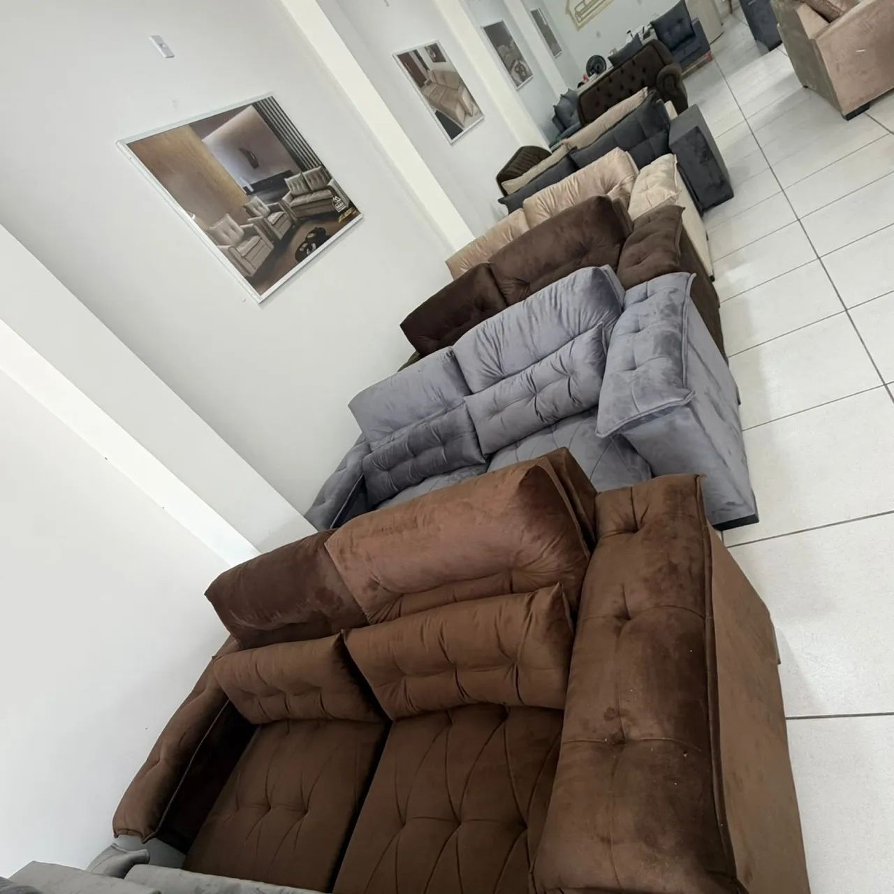 Sofa Retrátil de luxo 