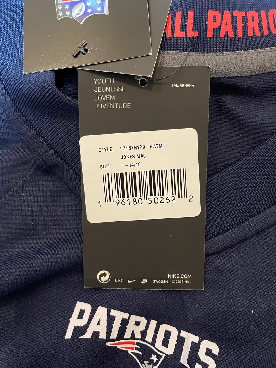 camisa jersey PATRIOTS Mac Jones  - Foto 3