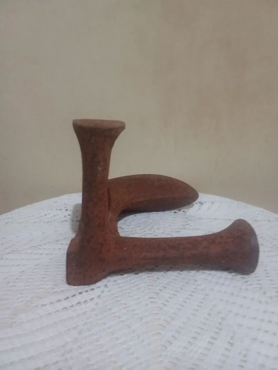 Pé de ferro antigo sapateiro 