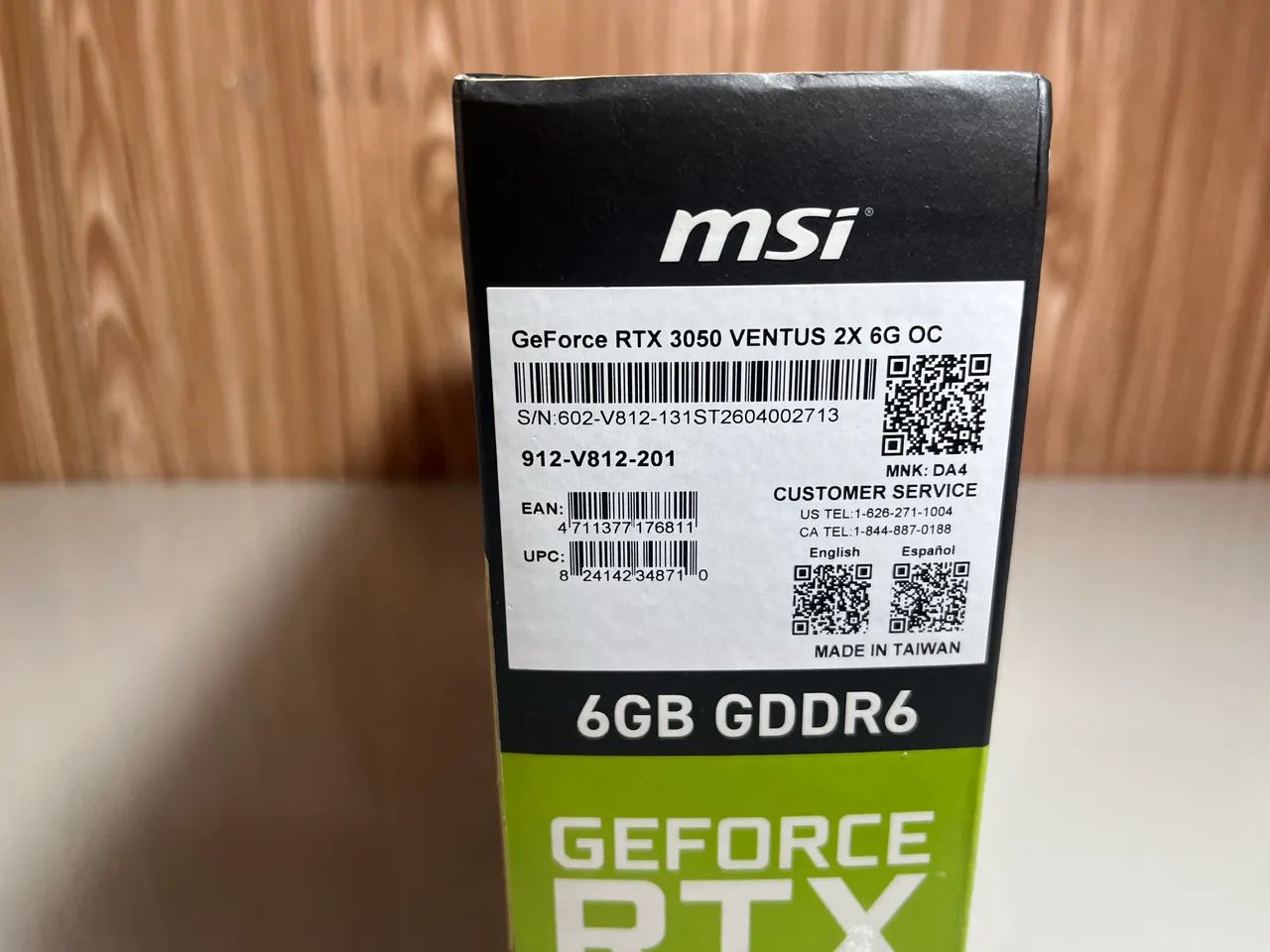 RTX 3050 Ventus 6G OC - NOVA - Foto 5