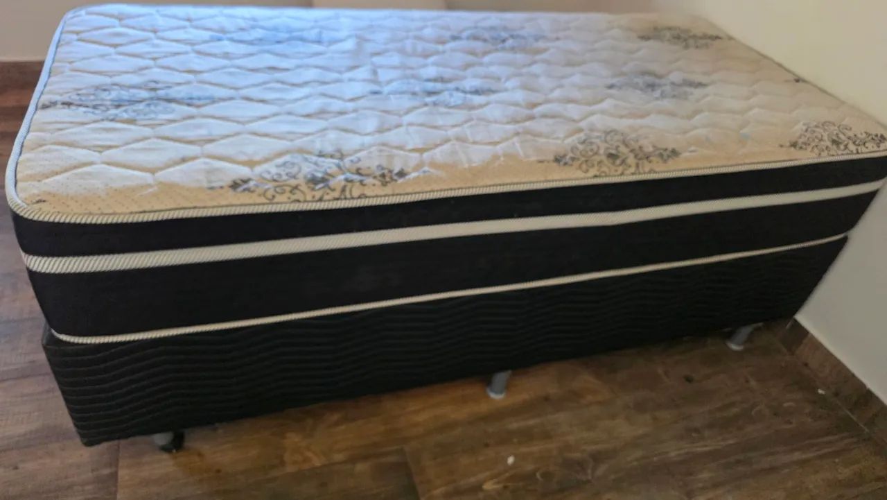 Cama box + colchão biflex Solteirão  - Foto 2