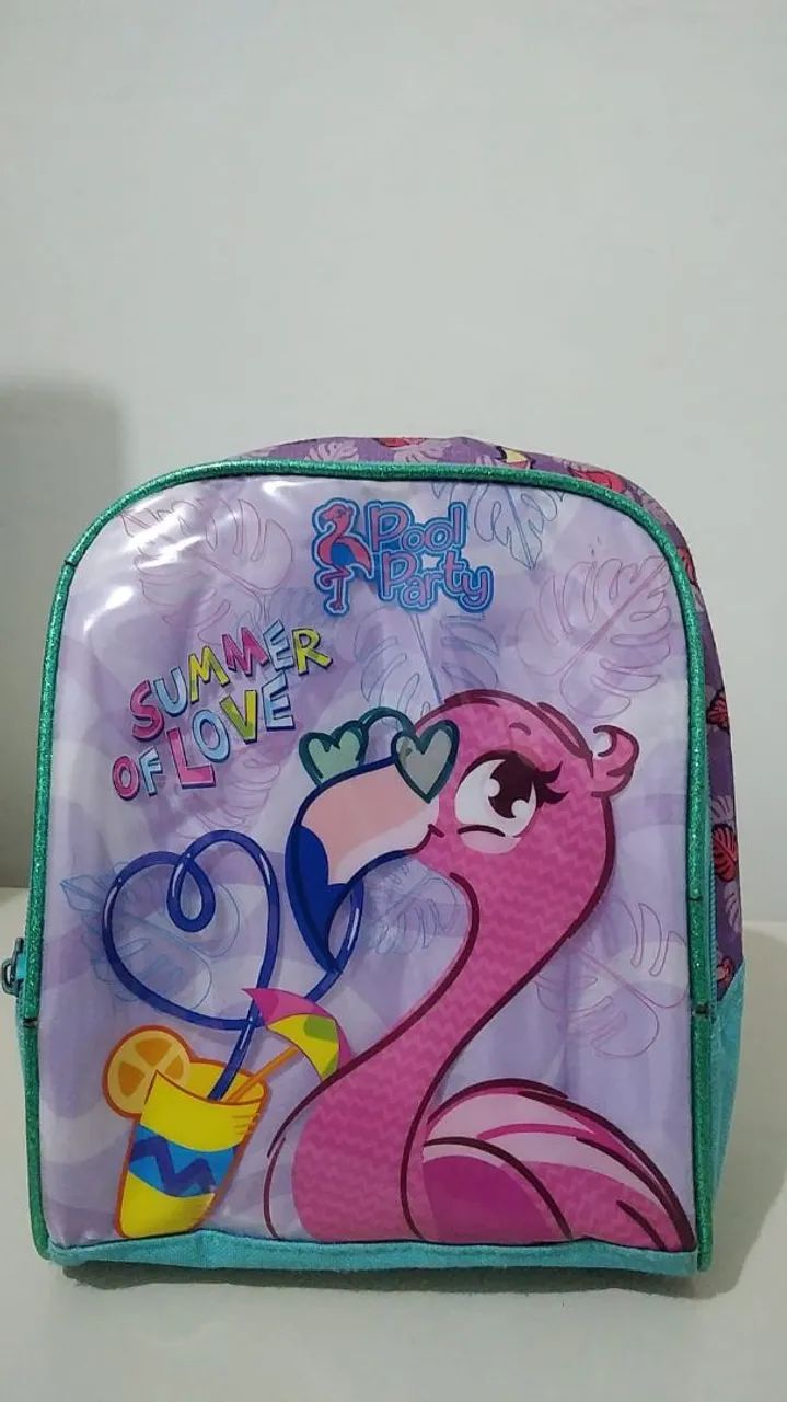 Kit mochila escolar ( Flamingo )  - Foto 2