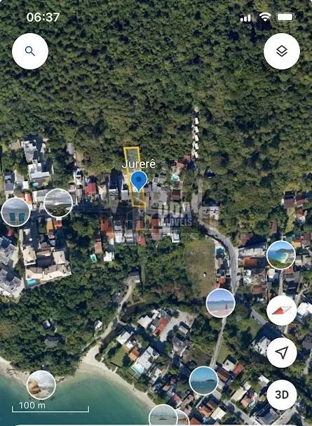 Lindo Terreno em Jurerê com viabilidade para prédio , 1300 m2. - Foto 3